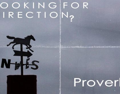 Looking for direction? Proverbs!