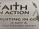 Faith in Action Trusting God is not a spectator sport by Pastor Scott Mann
