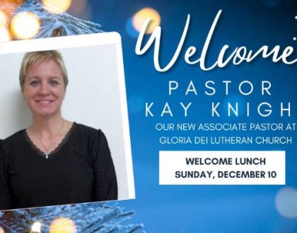Welcome Pastor Kay and Brian Knight